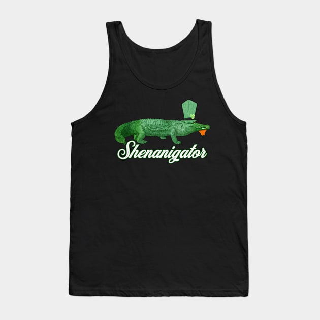 Shenanigator Funny Saint Patrick's Day Party Gift Tank Top by grendelfly73